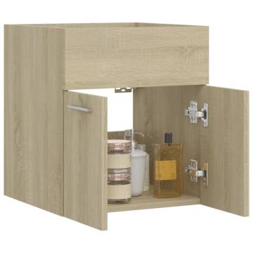 Sink Cabinet Sonoma Oak 41x38.5x46 cm Engineered Wood