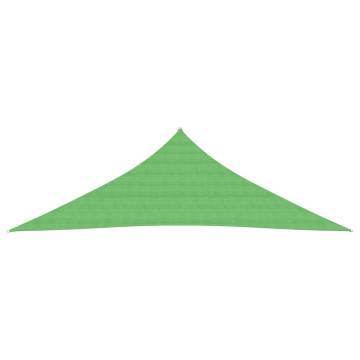 Sunshade Sail 160 g/m² Light Green 3x3x4.2 m HDPE