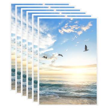 Photo Frames Collage 5pcs for Table White 21x29.7cm MDF