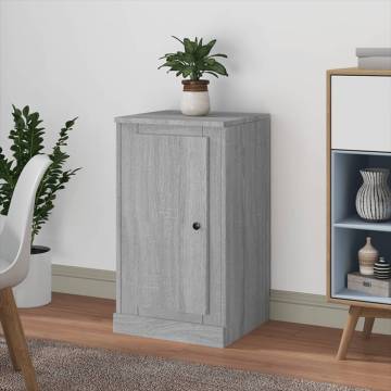 Sideboard Grey Sonoma 37.5x35.5x67.5 cm Engineered Wood