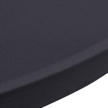 Stretch Table Cover 2 pcs 70 cm Anthracite