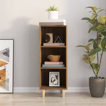 Sideboard Brown Oak 34.5x32.5x90 cm Engineered Wood