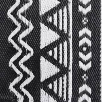 Outdoor Rug Black 160x230 cm PP