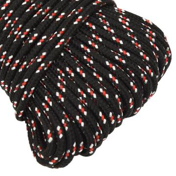 Boat Rope Black 5 mm 50 m Polypropylene