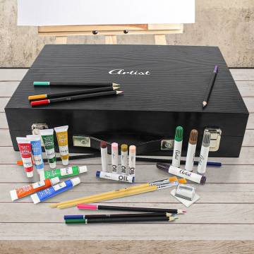 Artist 174-Piece Painting Art Set in Wooden Box