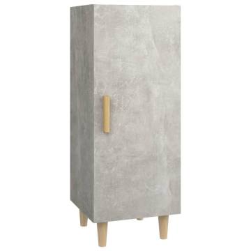 Sideboard Concrete Grey 34.5x34x90 cm Engineered Wood