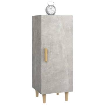 Sideboard Concrete Grey 34.5x34x90 cm Engineered Wood