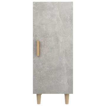 Sideboard Concrete Grey 34.5x34x90 cm Engineered Wood