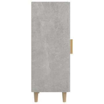 Sideboard Concrete Grey 34.5x34x90 cm Engineered Wood