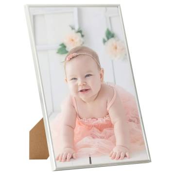 Photo Frames Collage 3 pcs for Wall or Table Silver 18x24cm MDF