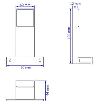 Mirror Downlights 2 pcs 2 W Cold White