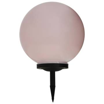 Outdoor Solar Lamps 2 pcs LED Spherical 40 cm RGB