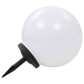 Outdoor Solar Lamps 2 pcs LED Spherical 40 cm RGB