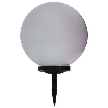 Outdoor Solar Lamps 2 pcs LED Spherical 40 cm RGB