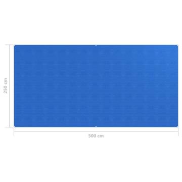 Tent Carpet 250x500 cm Blue