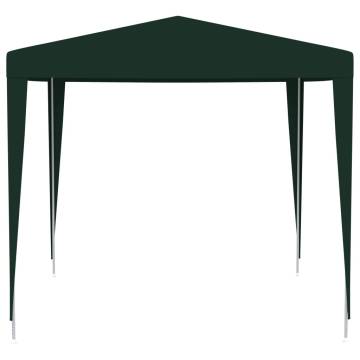 Professional Party Tent 2.5x2.5 m Green 90 g/m²