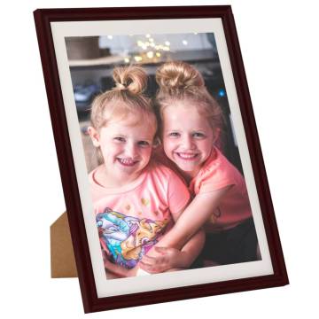 Photo Frames Collage 3 pcs for Table Dark Red 18x24 cm