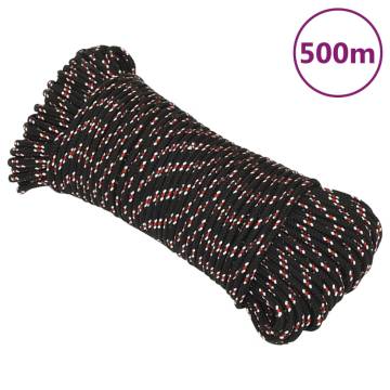 Boat Rope Black 4 mm 500 m Polypropylene