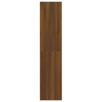 Book Cabinet/Room Divider Brown Oak 100x30x135 cm