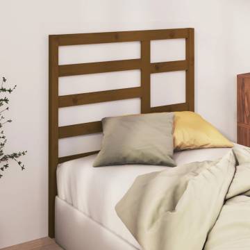 Bed Headboard Honey Brown 81x4x104 cm Solid Wood Pine