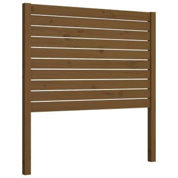 Bed Headboard Honey Brown 81x4x100 cm Solid Wood Pine