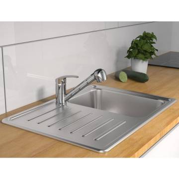 SCHÜTTE Sink Mixer with Pull-out Spray DIZIANI Chrome