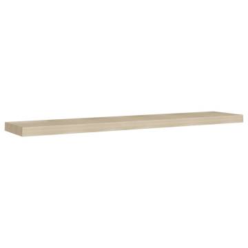 Floating Wall Shelf Oak 120x23.5x3.8 cm MDF