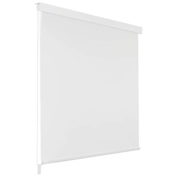 Shower Roller Blind 100x240 cm White