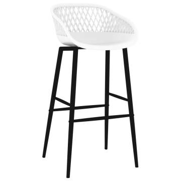 Bar Chairs 2 pcs White