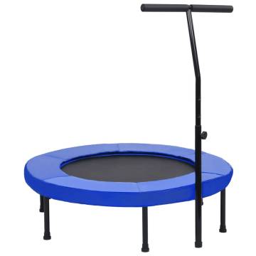 Fitness Trampoline with Handle and Safety Pad 102 cm