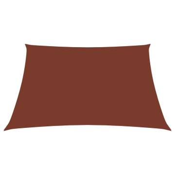 Sunshade Sail Oxford Fabric Square 5x5 m Terracotta