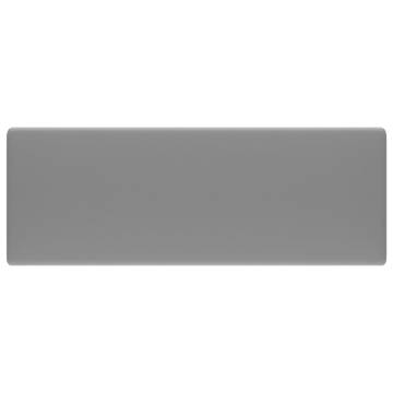 Luxury Basin Overflow Square Matt Light Grey 41x41 cm Ceramic