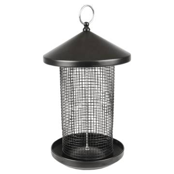 FLAMINGO Bird Feeder Silo Frode 19 cm Metal Black