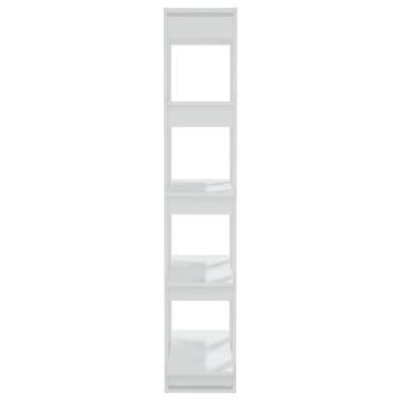 Book Cabinet/Room Divider White 80x30x160 cm Engineered Wood