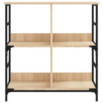 Bookshelf Sonoma Oak 78.5x33x82 cm Engineered Wood