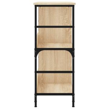 Bookshelf Sonoma Oak 78.5x33x82 cm Engineered Wood