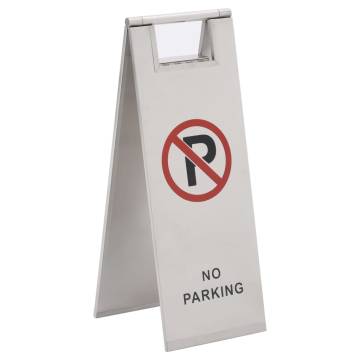 Folding Parking Sign Stainless Steel