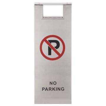 Folding Parking Sign Stainless Steel