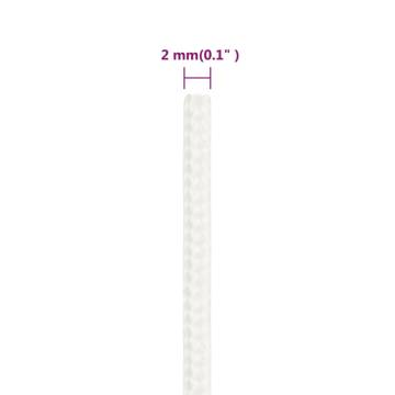 Boat Rope Full White 2 mm 50 m Polypropylene