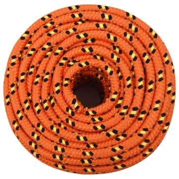 Boat Rope Orange 14 mm 25 m Polypropylene