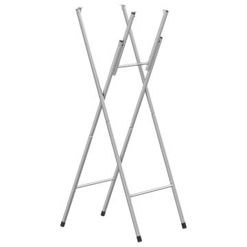 Folding Bar Table Legs Silver 45x53x108 cm Galvanised Steel