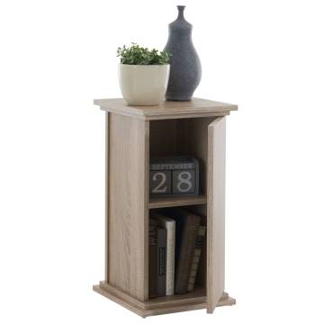 FMD Accent Table with Door 57.4cm Oak Tree