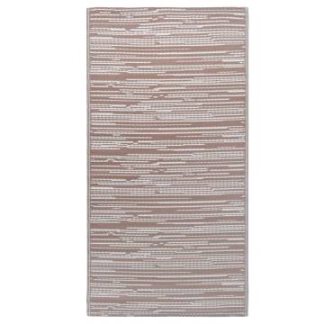 Outdoor Rug Taupe 140x200 cm PP