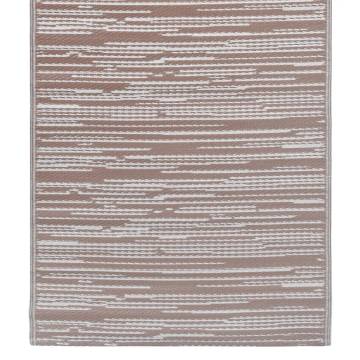 Outdoor Rug Taupe 140x200 cm PP