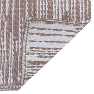 Outdoor Rug Taupe 140x200 cm PP