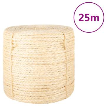 Rope 100% Sisal 6 mm 25 m