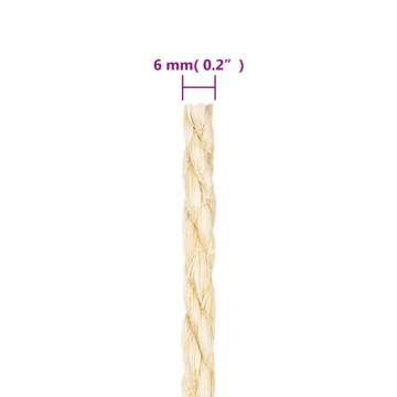 Rope 100% Sisal 6 mm 25 m