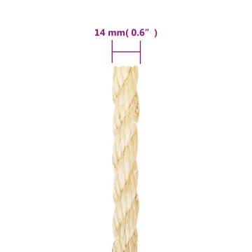 Rope 100% Sisal 14 mm 25 m