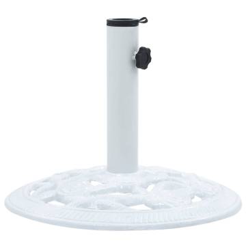 Umbrella Base White 9 kg 40 cm Cast Iron