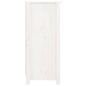 Sideboards 2 pcs White 40x35x80 cm Solid Wood Pine